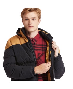 Custom Logo Printed Stand Collar Front Oversized Baggy <b>Waterproof</b> Windproof Puffer <b>Long</b> Sleeve Zip Polyester Winter <b>Jacket</b> - Product Image 3