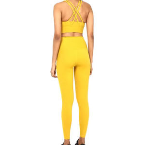 Conjunto de Yoga de Secado Rápido Personalizado a Precio de Mayoreo, Nuevo Diseño de Dos Piezas, Conjuntos de Yoga para Entrenamiento Físico - Product Image 6