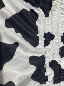 Men's Casual <b>Cow</b> <b>Print</b> Shorts Elastic Waist Breathable Polyester Summer Shorts - Product Image 3