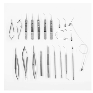 Juego de Instrumentos Manuales para Cataratas, Acero Inoxidable, Reutilizables, Herramientas Quirúrgicas de Microoftalmología para Reemplazo de Lentes - Product Image 5