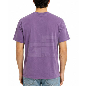 T-shirt surdimensionné à imprimé réfléchissant pour homme, en coton, style streetwear tendance, décontracté, manches courtes, confortable, à porter au quotidien - Product Image 4
