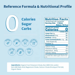 Fabricante OEM, Polvo de Electrolitos Orgánicos para Hidratación con 5 Minerales y 11 Vitaminas, Paquetes de Mezcla para Apoyo Energético - Product Image 2