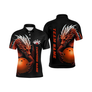 Breathable Professional Team Sportswear <b>Bowling</b> for Shirts Short Anti-Bacterial Moisture-Wicking Custom Athletic Team Apparel - Product Image 4