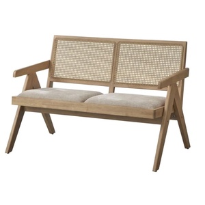 Elegante Juego de Sofás de Madera para Sala de Estar con Acolchado Confortable, Patas Resistentes y Diseño Atemporal, Apto para Espacios Residenciales - Product Image 2