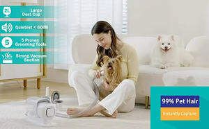 ชุดสุญญากาศกรูมมิ่งแมวสุนัข2L ไร้สายแบบพกพาสำหรับทำความสะอาดและดูแลสัตว์เลี้ยง - Product Image 2