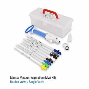 Kit d'aspiration gynécologique Super Deluxe de marque PSM, seringue en plastique de qualité médicale, boîte en plastique, usage médical hospitalier, kit MVA - Product Image 1