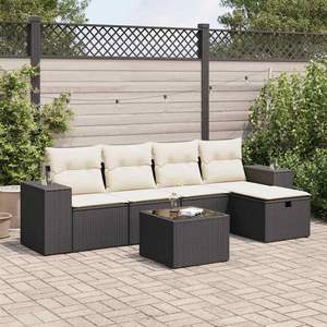 Garden <b>Sofa</b> <b>Set</b> With Cushions Outdoor Furniture PE Rattan Waterproof Contemporary Design For Garden Use - Product Image 1