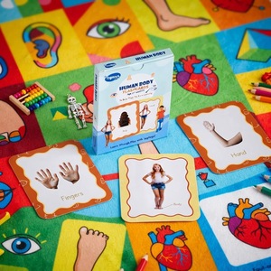 Tarjetas didácticas Toysaga del cuerpo humano, 30 piezas para niños mayores de 2 años, tarjetas educativas para aprendizaje temprano - Product Image 1