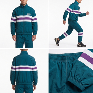 Conjunto de Chaqueta y Pantalón Deportivo para Hombre, Impermeable, Cortavientos, Transpirable, para Senderismo y Running, con Logotipo Personalizado - Product Image 3
