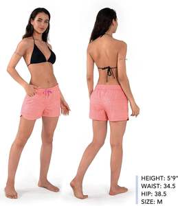 Shorts tendance sexy pour femmes, taille haute, en Spandex/Polyester, avec cordon de serrage, coupe skinny, décontractés, pour clubbing, prêts à être expédiés, tailles S-XL - Product Image 3