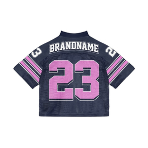 Camiseta Deportiva Personalizada para Mujer, Estilo Oversize, de Malla, con Número Gráfico, Venta al Por Mayor OEM - Product Image 2