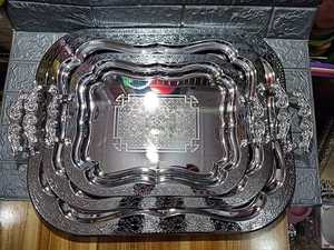 Linea Exports Inc LE-F11165 Bandeja de Hielo y Bandeja para Cubiertos Moderna, Ecológica, Antiadherente, de Metal, de Uttar Pradesh - Product Image 2