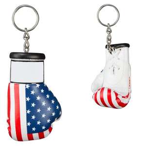 Porte-clés personnalisé en forme de gants de boxe, bijou de combat DIY, cadeau pour homme, porte-clés de voiture - Product Image 5