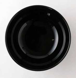 Tazón minimalista de resina negra, apto para lavavajillas, para servir comida en casa. - Product Image 5
