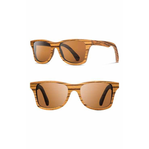 Custom Logo Polarized <b>Wooden</b> Sunglasses Men Women Geometric Laser Engraved <b>Temples</b> Eco-Friendly Handcrafted Walnut Wood Eyewear - Product Image 4