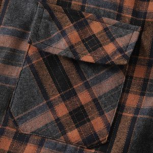 Chemises en flanelle à carreaux de qualité pour hommes, veste épaisse, doublure matelassée, manches longues, chemise d'hiver en coton avec poches - Product Image 3