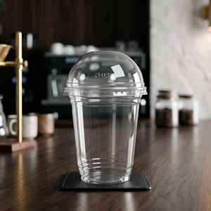 QUANG QUAN <b>Plastic</b> <b>Cup</b> Recyclable Transparent Disposable <b>Plastic</b> PP <b>Cups</b> 16/22/24oz 95mm Lid Coffee Tea Beverages - Product Image 6