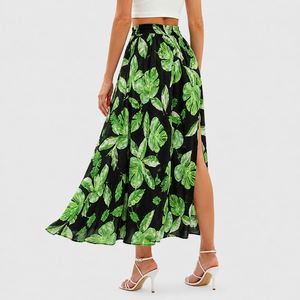 100% Cotton High Quality Women Long Hawaiian <b>Skirts</b> Autumn Natural New Style Hawaiian Wear Custom Manufactured Tropical <b>Skirt</b> - Product Image 4