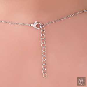 สร้อยคอและต่างหูคริสตัลสีฟ้าโอปอลปราโอปอลเครื่องประดับที่ดีพร้อมโบว์และดีไซน์เรืองแสง - Product Image 5