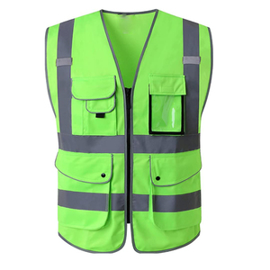 Chaleco de Seguridad Reflectante de Alta Visibilidad Halex HI-5745, Naranja, con Cinta Reflectante de 5cm, Linterna LED, Impermeable, para Carretera - Product Image 4