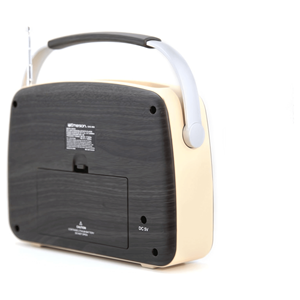 Radio retrò portatile con batteria ricaricabile integrata comodo dispositivo Mobile - Product Image 4