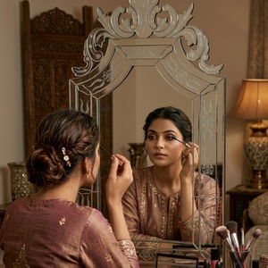 Espejo de Pared Barroco Veneciano Ornamentado |   Espejo Decorativo con Marco Tallado de Estilo Antiguo Vintage para Decoración del Hogar y Sala de Estar - Product Image 2