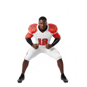 Top Trending Lightweight American Football Uniform For Adults Team Wear Anti-Bacterial Polyester American Football Uniform Set - Product Image 6
