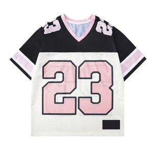 Nouvelle conception : Créez votre propre ensemble streetwear ample et court pour adulte, en jersey, couleur et taille personnalisables, respirant et à séchage rapide - Product Image 1