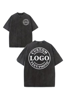 Front-Custom Printed Chest Labels Personalized Customization Your <b>Own</b> Images Custom Text Polyester Crew Neck Silk T-Shirts - Product Image 2