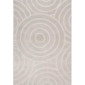 Alfombras y juegos de diseño moderno y abstracto de Les Nomades con patrones y formas únicos. Alfombra y alfombra con mechones a mano. - Product Image 1