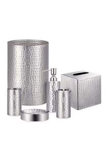 Elegante juego de accesorios de baño de metal de lujo con dispensador de jabón, soporte para cepillos de dientes, vaso y bandeja - Product Image 2
