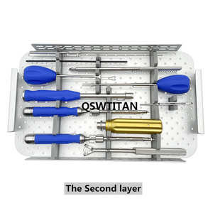 Juego de Instrumentos Manuales de Acero Inoxidable para Columna Vertebral, Herramientas Ortopédicas Veterinarias, Kit Quirúrgico Pequeño, Retractor Espinal Surgiright - Product Image 1