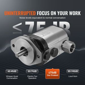 Pompa Idraulica a 2 Stadi 4000PSI 22GPM per Spaccalegna con Alloggiamento in Alluminio 3600 RPM, Ingresso 1-1/4 Pollici, Uscita 3/4 NPT - Product Image 5