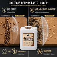 ECOWAY Revêtement liquide pour surfaces en bois à usage intérieur AR-3310D Revêtement céramique nano 10 ans de durabilité 18L