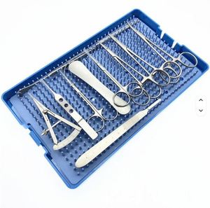 KAHLU ORTHOPEDIC Juego de Instrumentos Cosméticos de Acero Inoxidable para Cirugía Manual de Doble Párpado: Tijeras, Portaagujas y Pinzas Hemostáticas - Product Image 1