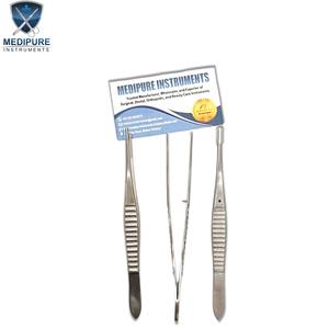 Pinzas Gillies de Acero Inoxidable, Instrumento Quirúrgico Reutilizable, Herramienta de Precisión Profesional para Medicina y Veterinaria - Product Image 3