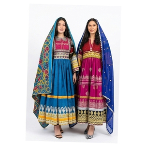 Vestidos Tradicionales Afganos Kuchi Ecológicos, Estilo Holgado, Vestido Tribal Afgano Kuchi Pashtun Vintage, Producto en Venta - Product Image 1