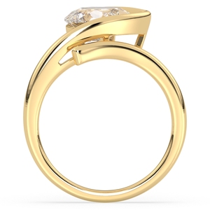 REYES Unique Design Pear Shape Moissanite <b>Solitaire</b> <b>Rings</b> For Women 925 Sterling <b>Silver</b> Engagement Proposal Gift Jewelry - Product Image 6