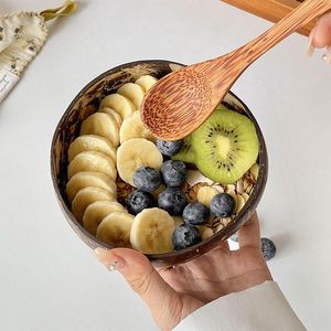 Bol de cuisine en bambou naturel fait à la main, écologique, design bohème durable, bol à salade pour la décoration de la maison - Product Image 2