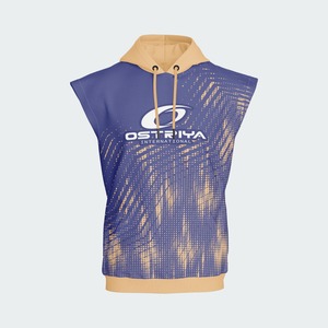 Sweat à capuche d'hiver pour homme en polyester épais avec poche, séchage rapide et respirant, impression numérique en polaire - Product Image 1