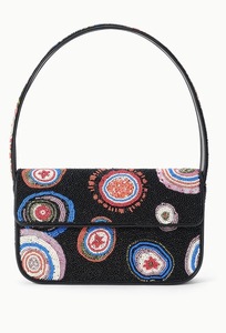 Indian Women's Handcrafted Bohemian Style Beaded Cotton Boho Messenger Bags Evening Clutch Bags Evening Shopping Shoulder Bags - Product Image 4