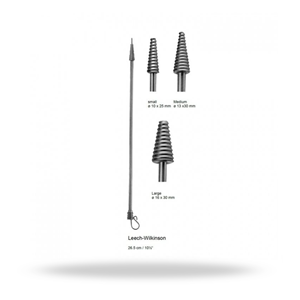 Set de Cánulas Intrauterinas Leech Wilkinson de Acero Inoxidable, Instrumento Ginecológico para Infusión Uterina - Product Image 1