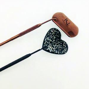 Heart Shape Black glitter Color And <b>Square</b> Shape Rose Gold Plasma Color <b>Mirror</b> Single Side Used Stainless Steel Makeup <b>Mirror</b> - Product Image 4