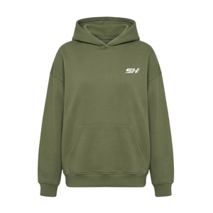Sewing Hub Industry – Sweat à capuche pour femme 100 % coton, style streetwear décontracté, épaules tombantes, respirant, tricoté, à motifs, à prix abordable - Product Image 1
