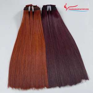 SUPER OFERTA Cabello virgen liso como la tabla de rescates, colores disponibles de 8 a 12 pulgadas. Precio al por mayor directamente de fábrica SDD - Product Image 1