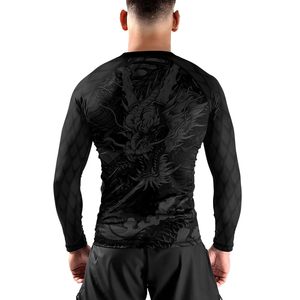 เสื้อแรชการ์ดสั่งทำพิเศษสำหรับทุกเพศ OEM ซับลิเมชั่น UPF 50 ชุดทีม ป้องกันรังสียูวี ป้องกันผื่นคัน โพลีเอสเตอร์ ขายส่ง OEM UPF 50 - Product Image 3