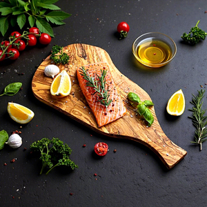 Planche à découper en bois de qualité supérieure pour la cuisine, planche à découper durable pour servir les fruits, les légumes, la viande, le pain - Product Image 5