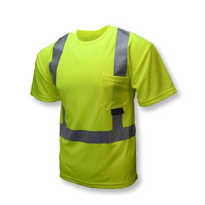 T-shirts de sécurité pour hommes, vêtements de sécurité réfléchissants pour les travailleurs de la construction, des usines et des entrepôts. - Product Image 1