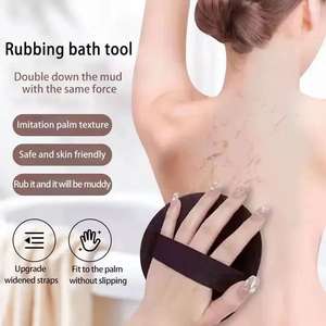 Éponge de bain exfoliante parent-enfant en tissu éponge tissé, antidérapante, douce, pour une élimination de la saleté sans douleur, universelle pour adultes - Product Image 2