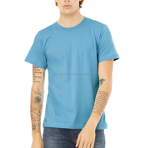 T-shirt pour homme en coton 100% uni, coupe ajustée, personnalisable, broderie, impression, t-shirt personnalisé pour homme - Product Image 6